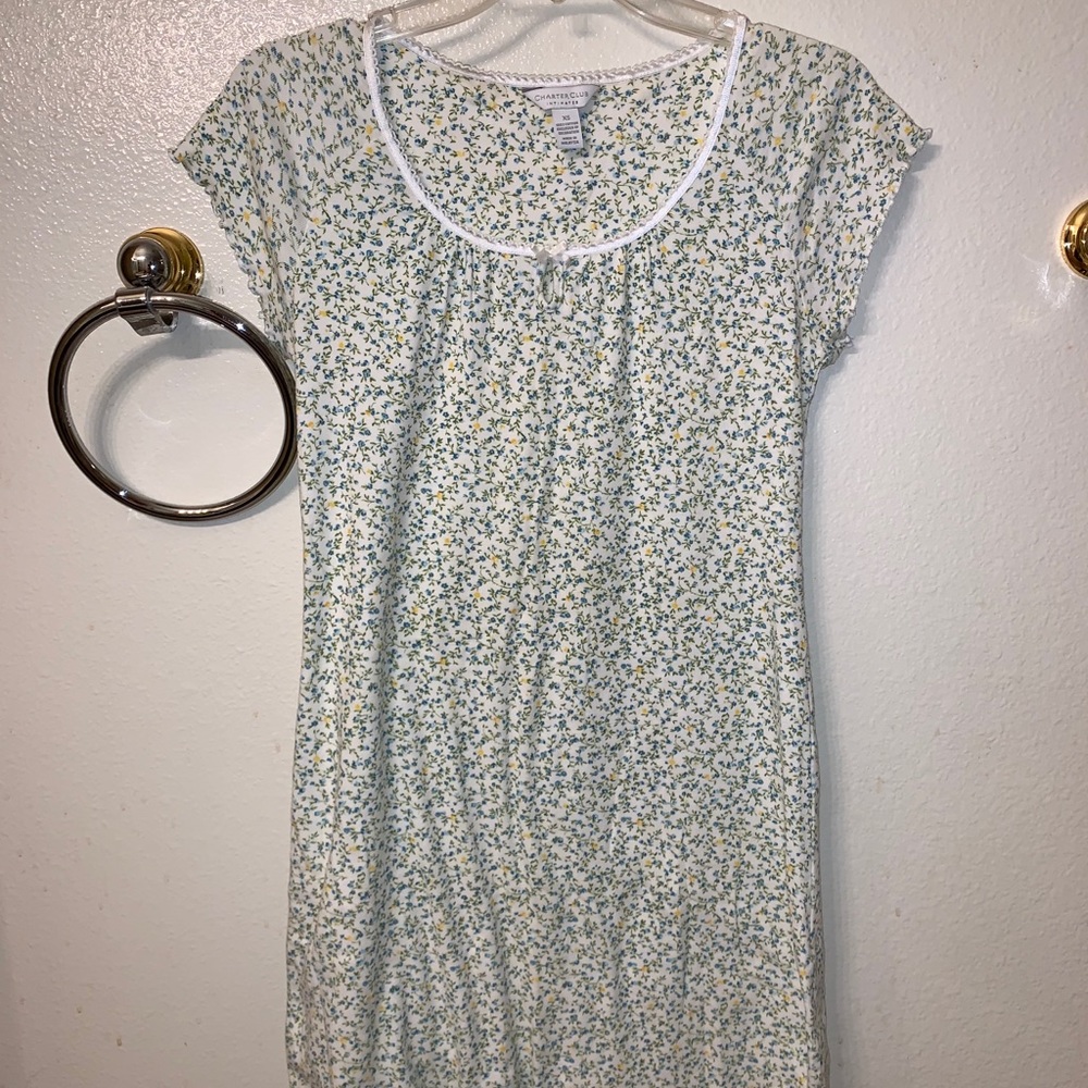 NWOT very soft floral mini dress